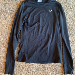 Simple black gym shark long sleeve shirt. I’m so sad to part with it!